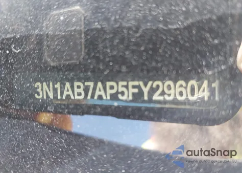 2015 Nissan Sentra Sv from USA, damaged, VIN 3N1AB7AP5FY296041